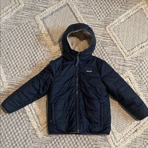 Patagonia Navy Blue reversible coat